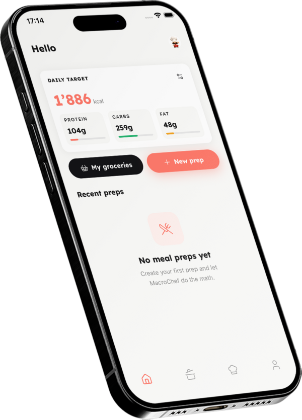 MacroChef calorie calculator